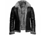 Aviator Flying Pilot Shearling Bomber Jacket