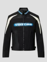 Jalen Hurts Louis Vuitton Mix Biker Leather Jacket