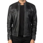 Canyon Distressed Biker Jacket