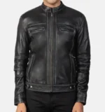 Canyon Distressed Biker Jacket