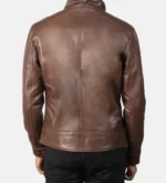 David Beckham Leather Biker Jacket
