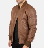 Remington Ma-1 Leather Bomber Jacket