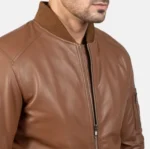Remington Ma-1 Leather Bomber Jacket