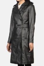 Madison Leather Double Breasted Coat