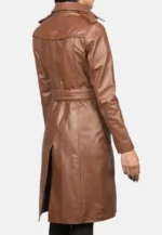 Madison Leather Double Breasted Coat