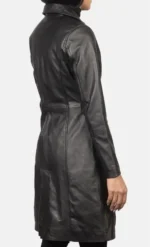 Grace Single Breasted Leather Coat