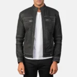 Boulder Black Men's Leather Jacket