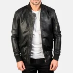 Remington Ma-1 Leather Bomber Jacket