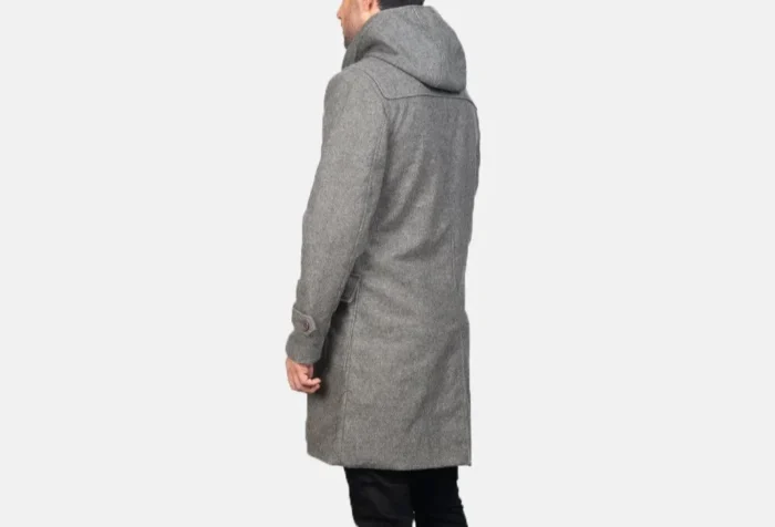 Classic Charcoal Duffle Coat