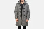 Classic Charcoal Duffle Coat