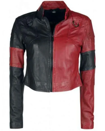 Harley Quinn Suicide Squad 2 Red Leather Jacket