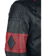 Harley Quinn Suicide Squad 2 Red Leather Jacket