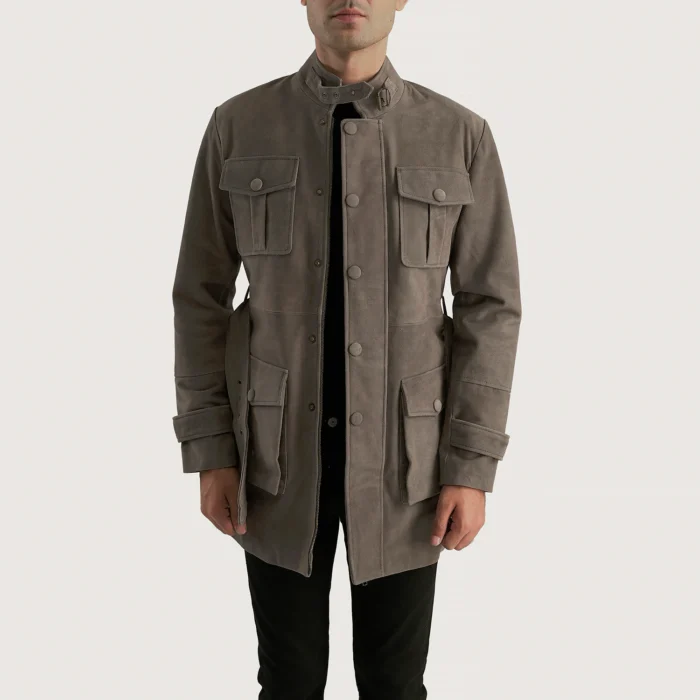 Sentinel Belted Suede Coat