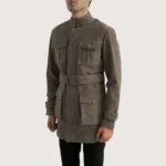 Sentinel Belted Suede Coat