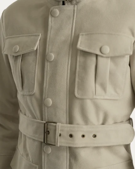 Sentinel Belted Suede Coat