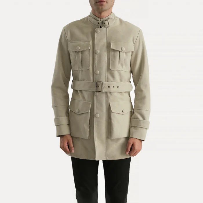 Sentinel Belted Suede Coat