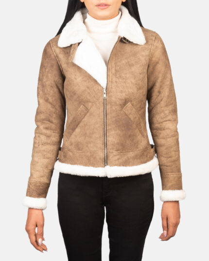 Vintage Shearling Aviator Jacket