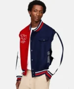 Tommy x Mercedes F1 Letterman Jacket