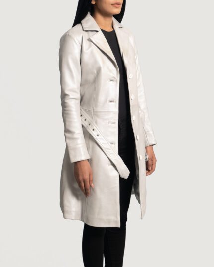 Silver Pearl Luxe Overcoat