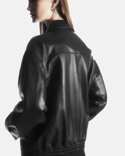 Minimalist Sleek Leather Jacket