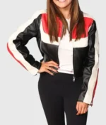 Bold Racer Cropped Jacket
