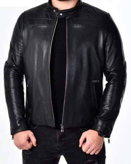 Classic Stealth Biker Jacket
