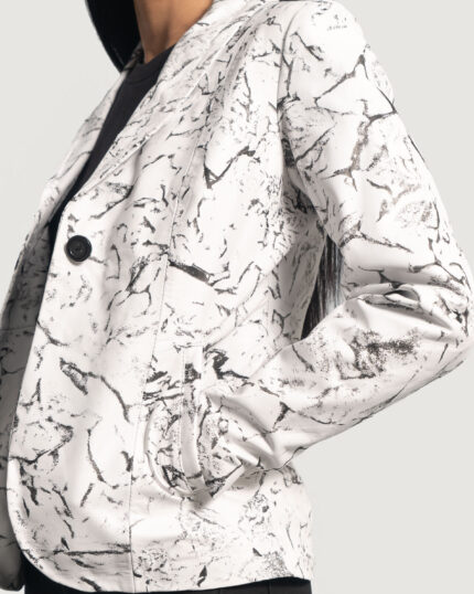 Women Stone Print Blazer