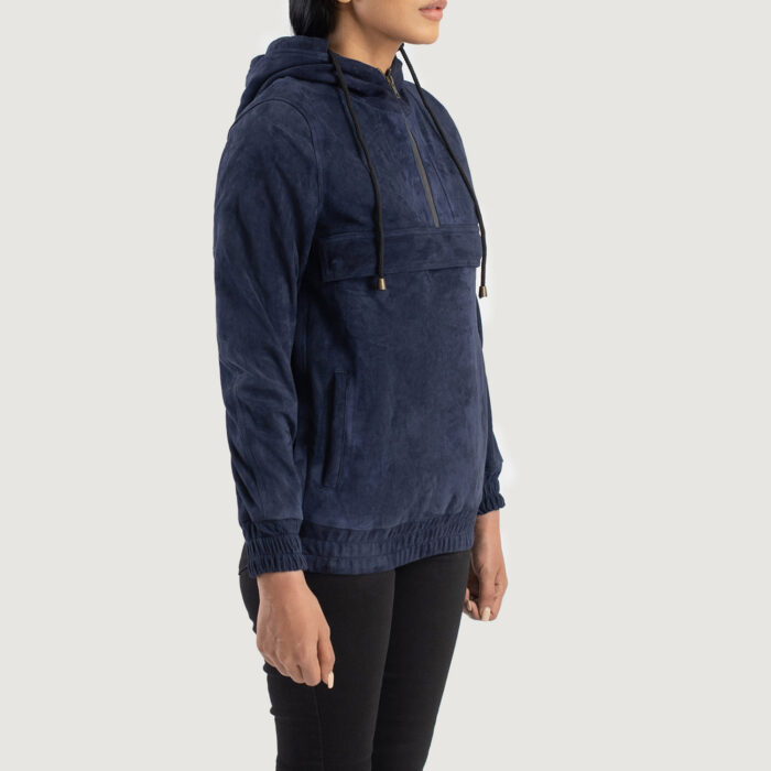 Women Timeless Suede Hoodie