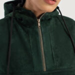 Women Timeless Suede Hoodie
