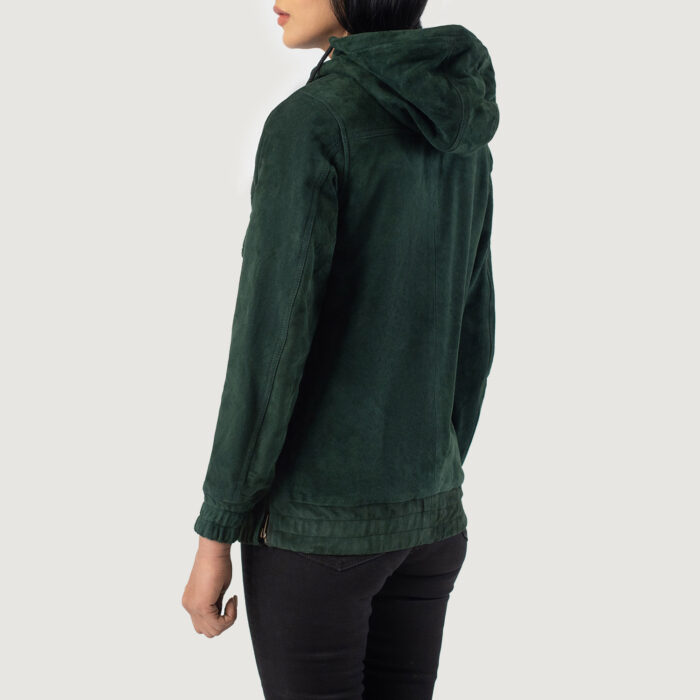 Women Timeless Suede Hoodie