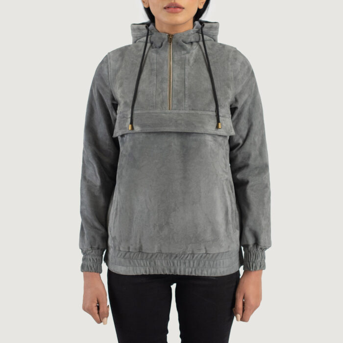 Women Timeless Suede Hoodie