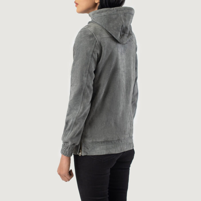 Women Timeless Suede Hoodie