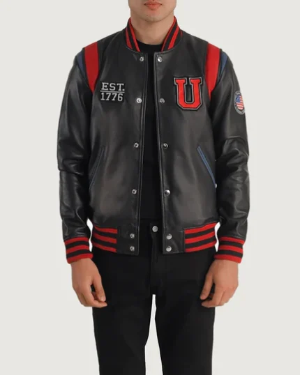 Liberté USA Varsity Leather Jacket