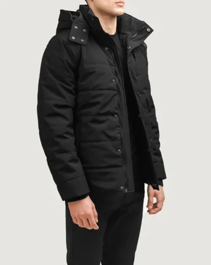 Black Frost Puffer Jacket